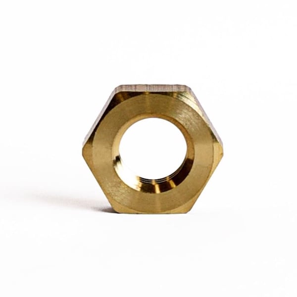 Atc ATC Pipe Lock Nut 1/4 in. Yellow Brass 1 pc 6JC050801521041 - main